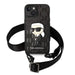 Karl Lagerfeld KLHCP14MSTKMK iPhone 14 Plus 6.7’’ black/black hardcase Monogram Ikonik Patch - Cell phone cases