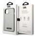 Karl Lagerfeld KLHCP14SG2ELS iPhone 14 6.1 ’hardcase silver / silver Glitter Plaque Logo - Cell phone cases