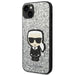 Karl Lagerfeld KLHCP14SGFKPG iPhone 14 6.1 ’hardcase silver / silver Glitter Flakes Ikonik - Cell phone cases