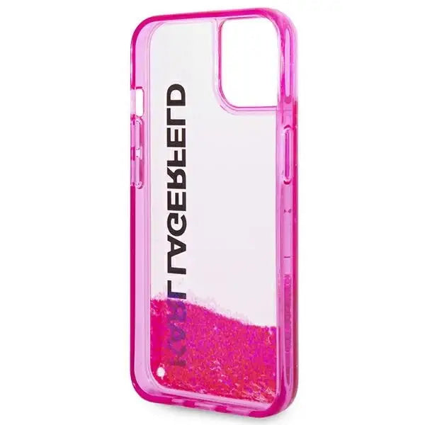 Karl Lagerfeld KLHCP14SLCKVF iPhone 14 6,1’’ różowy/pink hardcase Liquid Glitter Elong - Cell phone cases