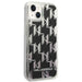 Karl Lagerfeld KLHCP14SLMNMK iPhone 14 6.1 ’hardcase black / black Liquid Glitter Monogram - Cell phone cases