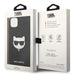 Karl Lagerfeld KLHCP14SSAPCHK iPhone 14 6,1’’ hardcase czarny/black Saffiano Choupette Head Patch - Cell phone cases