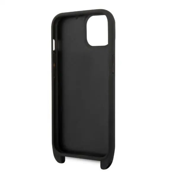 Karl Lagerfeld KLHCP14SSTKMK iPhone 14 6.1’’ black/black hardcase Monogram Ikonik Patch - Cell phone cases