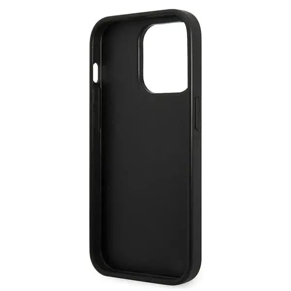 Karl Lagerfeld KLHCP14XG2ELS iPhone 14 Pro Max 6.7 ’hardcase silver / silver Glitter Plaque Logo - Cell phone cases