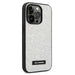 Karl Lagerfeld KLHCP14XG2ELS iPhone 14 Pro Max 6.7 ’hardcase silver / silver Glitter Plaque Logo - Cell phone cases