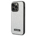 Karl Lagerfeld KLHCP14XG2ELS iPhone 14 Pro Max 6.7 ’hardcase silver / silver Glitter Plaque Logo - Cell phone cases