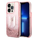 Karl Lagerfeld KLHCP14XLBKLCP iPhone 14 Pro Max 6.7 ’pink / pink hardcase Liquid Glitter Big KL - Cell phone cases