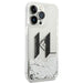 Karl Lagerfeld KLHCP14XLBKLCS iPhone 14 Pro Max 6,7’’ srebrny/silver hardcase Liquid Glitter Big KL - Cell phone cases