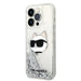 Karl Lagerfeld KLHCP14XLNHCS iPhone 14 Pro Max 6.7’’ silver/silver hardcase Glitter Choupette Head - Cell phone cases