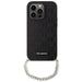 Karl Lagerfeld KLHCP14XSACKLHPK iPhone 14 Pro Max 6.7’’ black/black hardcase Saffiano Monogram Chain - Cell phone cases