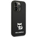 Karl Lagerfeld KLHCP14XSLCTBK iPhone 14 Pro Max 6.7 ’hardcase black / black Silicone Choupette Body - Cell phone cases