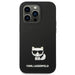 Karl Lagerfeld KLHCP14XSLCTBK iPhone 14 Pro Max 6.7 ’hardcase black / black Silicone Choupette Body - Cell phone cases