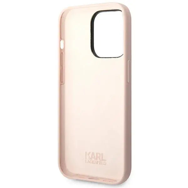 Karl Lagerfeld KLHCP14XSLCTPI iPhone 14 Pro Max 6.7 ’hardcase light pink / light pink Silicone Choupette Body - Cell