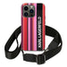Karl Lagerfeld KLHCP14XSTSTP iPhone 14 Pro Max 6.7 ’hardcase pink / pink Color Stripes Strap - Cell phone cases