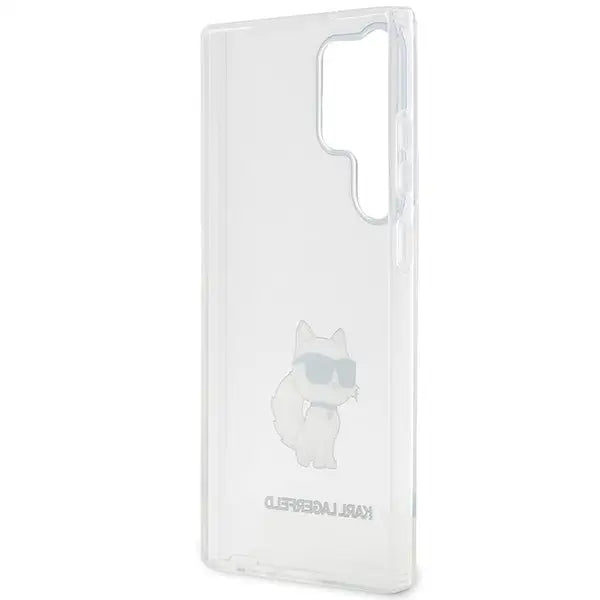Karl Lagerfeld KLHCS23LHNCHTCT S23 Ultra S918 transparent hardcase Ikonik Choupette - Cell phone cases