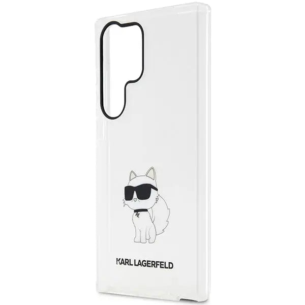 Karl Lagerfeld KLHCS23LHNCHTCT S23 Ultra S918 transparent hardcase Ikonik Choupette - Cell phone cases