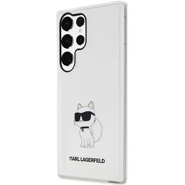 Karl Lagerfeld KLHCS23LHNCHTCT S23 Ultra S918 transparent hardcase Ikonik Choupette - Cell phone cases