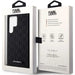 Karl Lagerfeld KLHCS23LSAKLHPK S23 Ultra S918 hardcase black/black Saffiano Mono Metal Logo - Cell phone cases