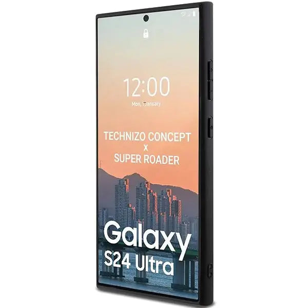 Karl Lagerfeld KLHCS24LPSAKCMPK S24 Ultra S928 hardcase black/black Saffiano Karl & Choupette Metal Pin - Cell phone