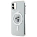 Karl Lagerfeld KLHMN61HGKCNOT case for iPhone 11 / Xr - transparent hardcase Karl&Choupette Glitter MagSafe - Cell