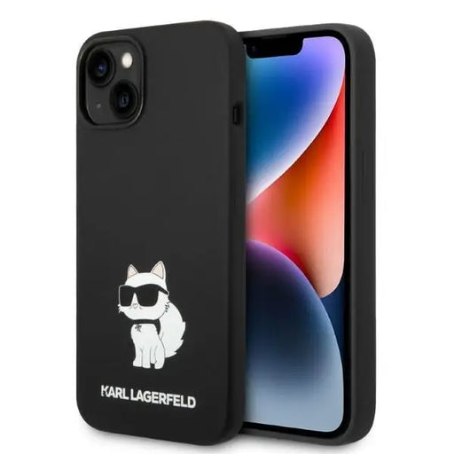 Karl Lagerfeld KLHMP14MSNCHBCK iPhone 14 Plus 6.7’’ hardcase black/black Silicone Choupette MagSafe - Cell phone cases
