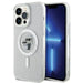 Karl Lagerfeld KLHMP14XHGKCNOT case for iPhone 14 Pro Max 6.7’’ - transparent hardcase Karl&Choupette Glitter MagSafe