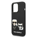 Karl Lagerfeld KLHMP14XSSKCK iPhone 14 Pro Max 6.7 ’hardcase black / black Liquid Silicone Karl & Choupette Magsafe