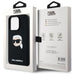 Karl Lagerfeld KLHMP15XSKHPPLK iPhone 15 Pro Max 6.7’’ black/black hardcase Silicone Karl Head Print MagSafe - Cell