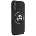 Karl Lagerfeld KLHMP16SSKCHTCK iPhone 16 6.1’’ black/black hardcase Silicone Karl&Choupette Heads MagSafe - Cell phone