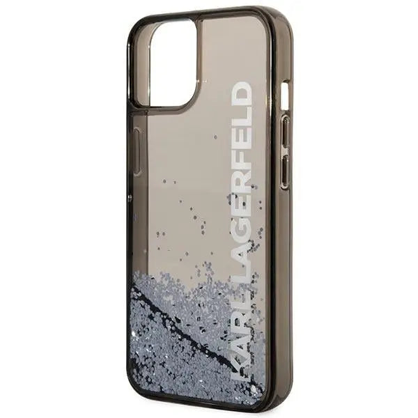 Karl Lagerfeld Liquid Glitter Elong case for iPhone 14 Plus - black - Cell phone cases and covers<<<HurtelXML