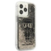 Karl Lagerfeld Liquid Glitter Gatsby Case for iPhone 13 Pro Max - Black - Cell phone cases and covers<<<HurtelXML