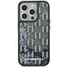 Karl Lagerfeld Liquide Glitter Monogram Gradient iPhone 15 Pro Max Case - Black - Cell phone cases