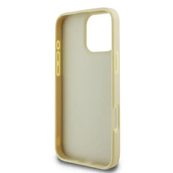 Karl Lagerfeld Metal Signature iPhone 16 Pro Case - Gold - Cell phone cases and covers<<<HurtelXML