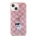 Karl Lagerfeld Monogram Choupette case for iPhone 15 - pink - Cell phone cases and covers<<<HurtelXML