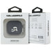 Karl Lagerfeld Monogram Karl & Choupette Head Case for AirPods 4 - Black - Cell phone cases and covers<<<HurtelXML