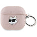 Karl Lagerfeld Monogram Choupette Head Case for AirPods 4 - Pink - Cell phone cases and covers<<<HurtelXML