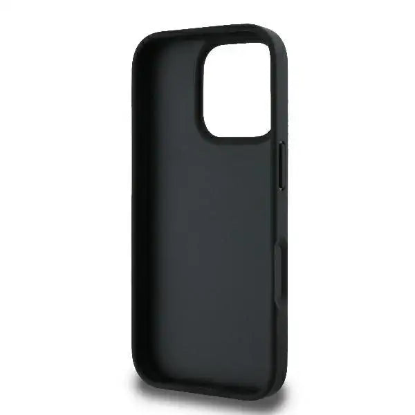 Karl Lagerfeld Monogram Choupette Head Pin iPhone 16 Pro Case - Black - Cell phone cases and covers<<<HurtelXML