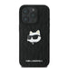 Karl Lagerfeld Monogram Choupette Head Pin iPhone 16 Pro Case - Black - Cell phone cases and covers<<<HurtelXML