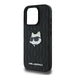 Karl Lagerfeld Monogram Choupette Head Pin iPhone 16 Pro Case - Black - Cell phone cases and covers<<<HurtelXML