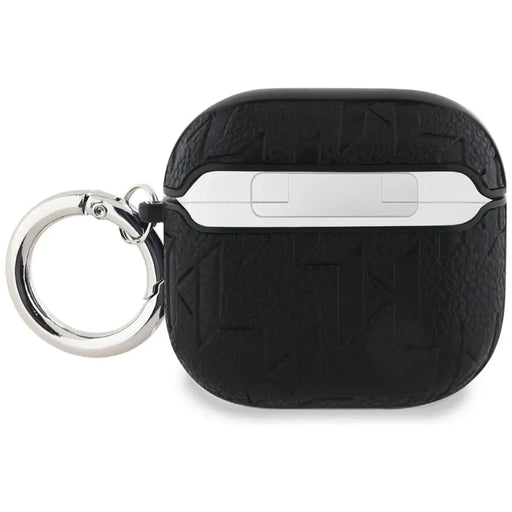 Karl Lagerfeld Monogram Karl Head Case for AirPods 4 - Black - Cell phone cases and covers<<<HurtelXML