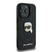 Karl Lagerfeld Monogram Karl Head Pin Case for iPhone 16 Pro 6.3’’ Black - Cell phone cases and covers<<<HurtelXML