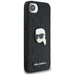 Karl Lagerfeld Monogram Karl Head Pin iPhone 16e Case - Black - Cell phone cases and covers<<<HurtelXML