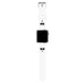 Karl Lagerfeld Pasek KLAWLSLCKW Apple Watch 42/44/45mm biały/white strap Silicone Karl & Choupette Heads - Other cell
