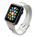 Karl Lagerfeld Pasek KLAWLSLCKW Apple Watch 42/44/45mm biały/white strap Silicone Karl & Choupette Heads - Other cell
