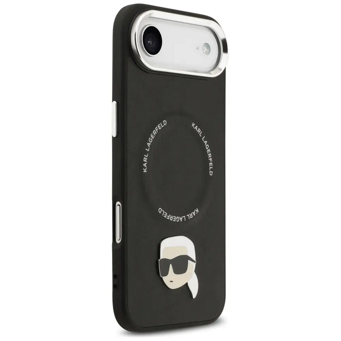 Karl Lagerfeld Karl Pin MagSafe Case for iPhone Air - Black - Cell phone cases and covers<<<HurtelXML