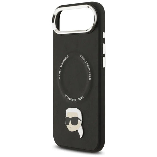 Karl Lagerfeld Karl Pin MagSafe Case for iPhone Air - Black - Cell phone cases and covers<<<HurtelXML