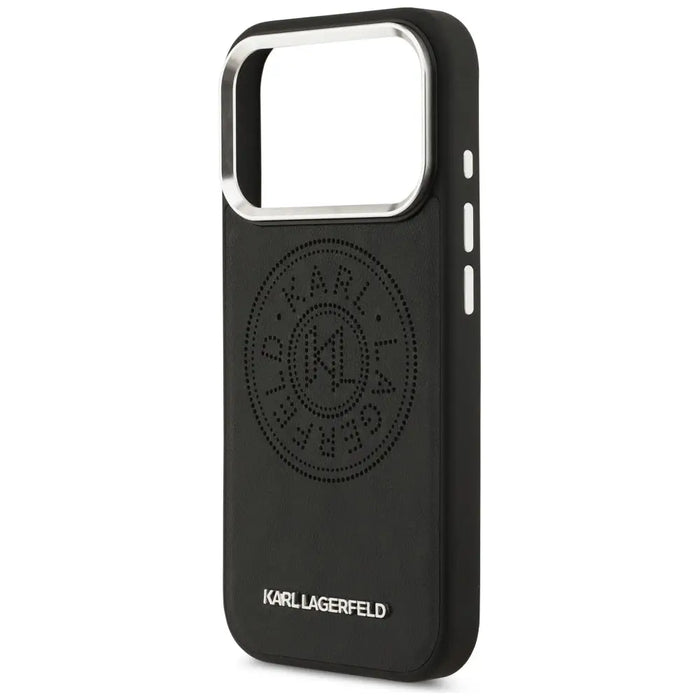 Karl Lagerfeld Point & Metal Logo MagSafe Case for iPhone 17 Pro Max - Black - Cell phone cases and covers<<<HurtelXML