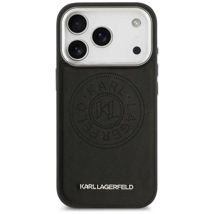 Karl Lagerfeld Point & Metal Logo MagSafe Case for iPhone 17 Pro Max - Black - Cell phone cases and covers<<<HurtelXML