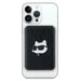 Karl Lagerfeld Powerbank inductive KLPB5FPGKSCHHK 16W 5000mAh black/black Choupette Head Pin MagSafe