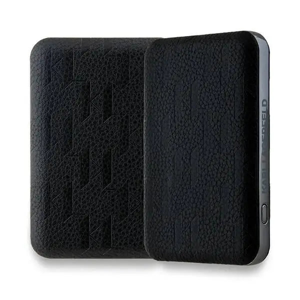 Karl Lagerfeld Powerbank inductive KLPB5FPGKSCHHK 16W 5000mAh black/black Choupette Head Pin MagSafe